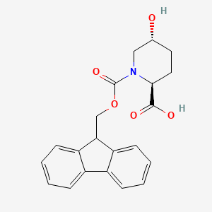 (2S,5R)-1-(9H-Fluoren-9-ylmethoxycarbonyl)-5-hydroxypiperidine-2-carboxylic acid