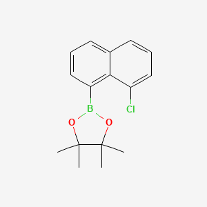 2-(8-Chloronaphthalen-1-yl)-4,4,5,5-tetramethyl-1,3,2-dioxaborolane