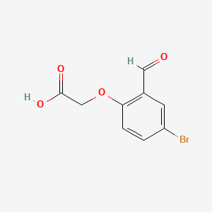 2-(4-Bromo-2-formylphenoxy)acetic acid