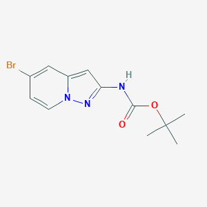 1，1-Dimethylethyl N-(5-bromopyrazolo[1，5-a]pyridin-2-yl)carbamate