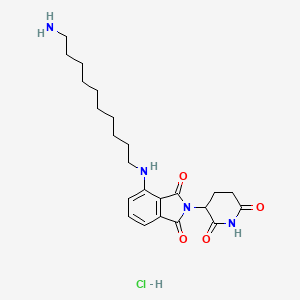 4-((10-Aminodecyl)amino)-2-(2,6-dioxopiperidin-3-yl)isoindoline-1,3-dione hydrochloride