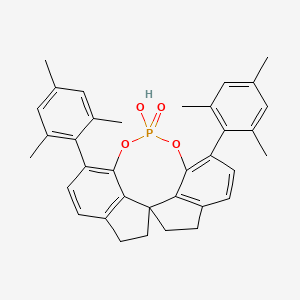 (11aS)-12-Hydroxy-1,10-dimesityl-4,5,6,7-tetrahydrodiindeno[7,1-de:1',7'-fg][1,3,2]dioxaphosphocine 12-oxide