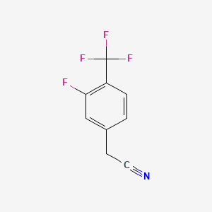 2-(3-Fluoro-4-(trifluoromethyl)phenyl)acetonitrile