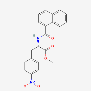 Methyl (S)-2-(1-naphthamido)-3-(4-nitrophenyl)propanoate