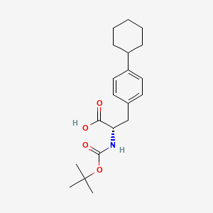 4-Cyclohexyl-N-[(1，1-dimethylethoxy)carbonyl]-L-phenylalanine