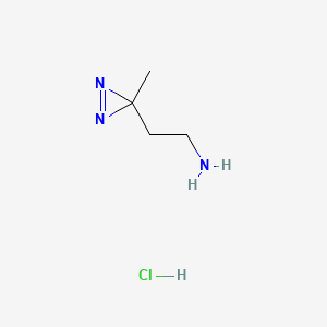 2-(3-Methyl-3H-diazirin-3-yl)ethan-1-amine (hydrochloride)