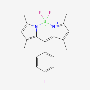 Boron, [2-[(3,5-dimethyl-2H-pyrrol-2-ylidene-κN)(4-iodophenyl)methyl]-3,5-dimethyl-1H-pyrrolato-κN]difluoro-, (T-4)-