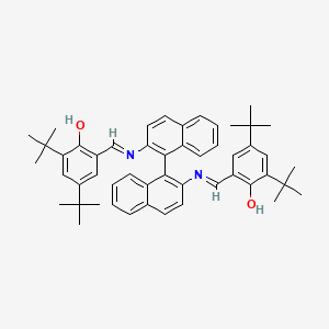 2，2′-[(1R)-[1，1′-Binaphthalene]-2，2′-diylbis(nitrilomethylidyne)]bis[4，6-bis(1，1-dimethylethyl)phenol]