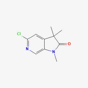 5-Chloro-1，3-dihydro-1，3，3-trimethyl-2H-pyrrolo[2，3-c]pyridin-2-one