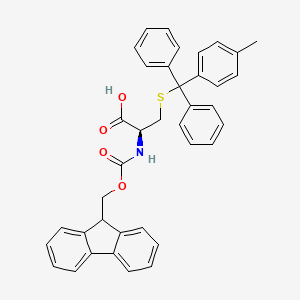 (S)-2-((((9H-Fluoren-9-yl)methoxy)carbonyl)amino)-3-((diphenyl(p-tolyl)methyl)thio)propanoic acid