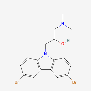 1-(3,6-Dibromo-9H-carbazol-9-yl)-3-(dimethylamino)propan-2-ol