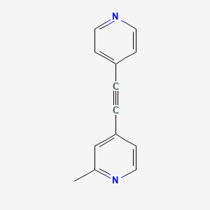 2-Methyl-4-[2-(4-pyridinyl)ethynyl]pyridine