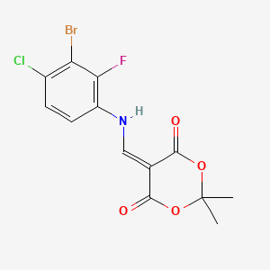 5-[[(3-Bromo-4-chloro-2-fluorophenyl)amino]methylene]-2，2-dimethyl-1，3-dioxane-4，6-dione