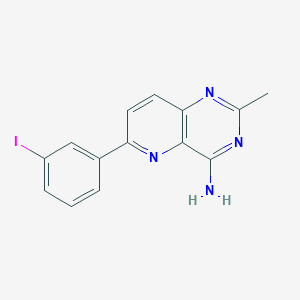 6-(3-Iodophenyl)-2-methylpyrido[3，2-d]pyrimidin-4-amine