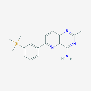 2-Methyl-6-[3-(trimethylsilyl)phenyl]pyrido[3，2-d]pyrimidin-4-amine