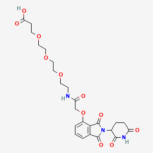 1-((2-(2,6-Dioxopiperidin-3-Yl)-1,3-Dioxoisoindolin-4-Yl)Oxy)-2-Oxo-6,9,12-Trioxa-3-Azapentadecan-15-Oic Acid