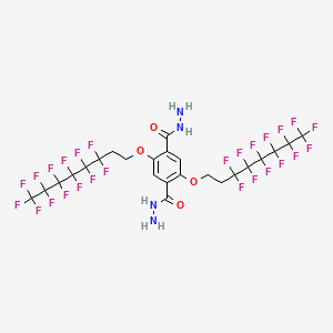 2，5-Bis[(3，3，4，4，5，5，6，6，7，7，8，8，8-tridecafluorooctyl)oxy]-1，4-benzenedicarboxylic acid 1，4-dihydrazide