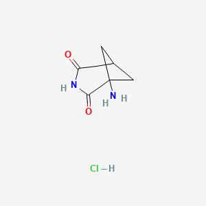 1-Amino-3-azabicyclo[3.1.1]heptane-2,4-dione hydrochloride
