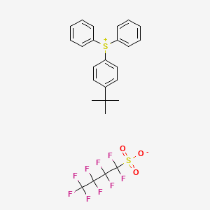 [4-(tert-Butyl)phenyl]diphenylsulfonium 1,1,2,2,3,3,4,4,4-Nonafluorobutane-1-sulfonate