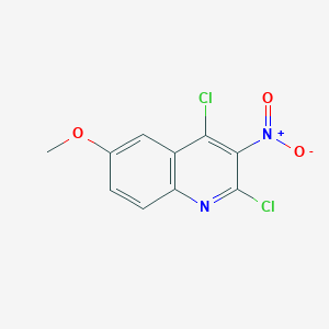 2，4-Dichloro-6-methoxy-3-nitroquinoline