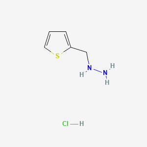 [(Thiophen-2-yl)methyl]hydrazine hydrochloride