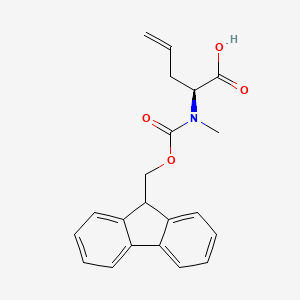 (S)-2-((((9H-Fluoren-9-yl)methoxy)carbonyl)(methyl)amino)pent-4-enoic acidd