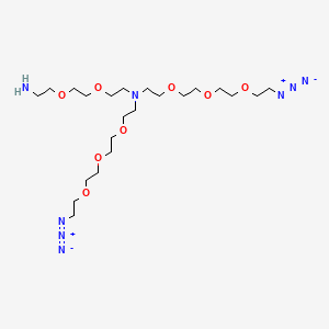N-(Amino-PEG2)-N-bis(PEG3-azide)