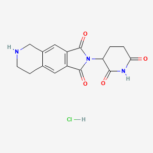 2-(2,6-Dioxopiperidin-3-yl)-5,6,7,8-tetrahydro-1H-pyrrolo[3,4-g]isoquinoline-1,3(2H)-dione hydrochloride