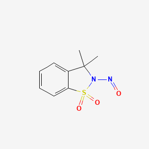 3,3-Dimethyl-2-nitroso-2,3-dihydrobenzo[d]isothiazole 1,1-Dioxide