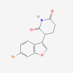 3-(6-Bromobenzofuran-3-yl)piperidine-2,6-dione