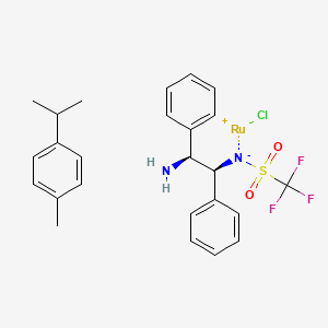 [N-[(1S，2S)-2-(Amino-κN)-1，2-diphenylethyl]-1，1，1-trifluoromethanesulfonamidato-κN]chloro[(1，2，3，4，5，6-η)-1-methyl-4-(1-methylethyl)benzene]ruthenium