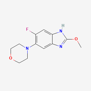 6-Fluoro-2-methoxy-5-(4-morpholinyl)-1H-benzimidazole