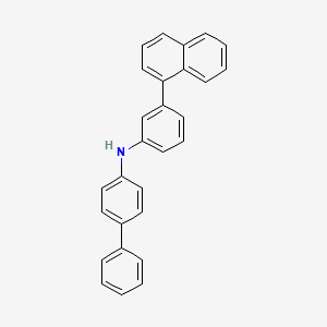 N-(3-(Naphthalen-1-yl)phenyl)-[1，1'-biphenyl]-4-amine