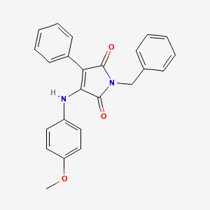 1-Benzyl-3-((4-methoxyphenyl)amino)-4-phenyl-1H-pyrrole-2,5-dione