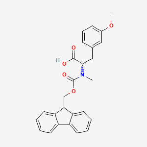 (S)-2-((((9H-Fluoren-9-yl)methoxy)carbonyl)(methyl)amino)-3-(3-methoxyphenyl)propanoic acid