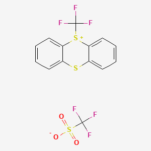 5-(Trifluoromethyl)-5H-thianthren-5-ium Trifluoromethanesulfonate