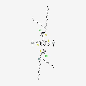 (4,8-Bis(4-chloro-5-(2-hexyldecyl)thiophen-2-yl)benzo[1,2-b:4,5-b']dithiophene-2,6-diyl)bis(trimethylstannane)