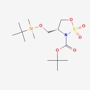 (R)-tert-Butyl 4-(((tert-butyldimethylsilyl)oxy)methyl)-1,2,3-oxathiazolidine-3-carboxylate 2,2-dioxide