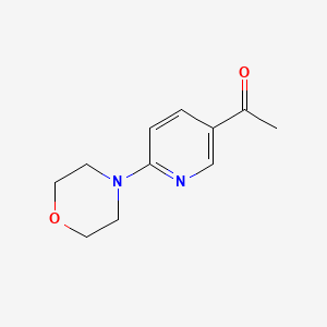 1-[6-(Morpholin-4-yl)pyridin-3-yl]ethanone