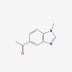1-(1-Methyl-5-benzoimidazolyl)-1-ethanone