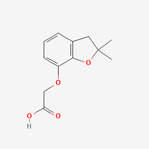 [(2,2-Dimethyl-2,3-dihydro-1-benzofuran-7-yl)oxy]acetic acid