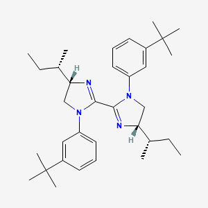 (4S,4′S)-1,1′-Bis[3-(1,1-dimethylethyl)phenyl]-4,4′,5,5′-tetrahydro-4,4′-bis[(1S)-1-methylpropyl]-2,2′-bi-1H-imidazole