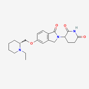 3-(5-(((R)-1-ethylpiperidin-2-yl)methoxy)-1-oxoisoindolin-2-yl)piperidine-2,6-dione