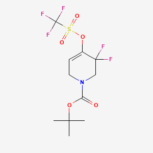 tert-Butyl 3,3-difluoro-4-(((trifluoromethyl)sulfonyl)oxy)-3,6-dihydropyridine-1(2H)-carboxylate