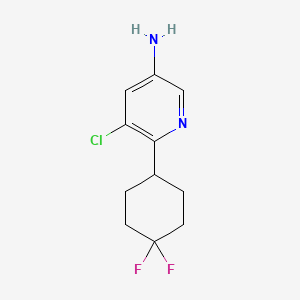 5-Chloro-6-(4，4-difluorocyclohexyl)-3-pyridinamine