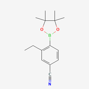 3-Ethyl-4-(4,4,5,5-tetramethyl-1,3,2-dioxaborolan-2-yl)benzonitrile