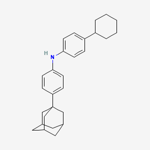 4-(Adamantan-1-yl)-N-(4-cyclohexylphenyl)aniline