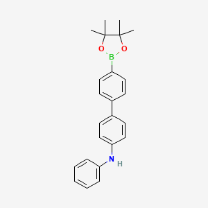 N-Phenyl-4′-(4，4，5，5-tetramethyl-1，3，2-dioxaborolan-2-yl)[1，1′-biphenyl]-4-amine