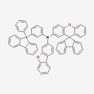 N-(dibenzo[b，d]furan-3-yl)-N-(3-(9-phenyl-9H-fluoren-9-yl)phenyl)spiro[fluorene-9，9'-xanthen]-2'-amine