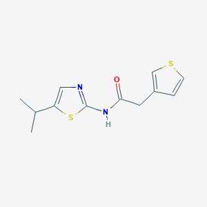 N-(5-Isopropylthiazol-2-yl)-2-(thiophen-3-yl)acetamide